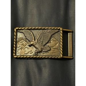 Vintage Brass Eagle Belt‎ Buckle